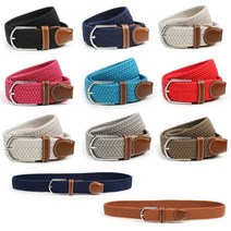 여자 남자 커플 캐쥬얼 벨트 청바지 허리띠 편한 구멍없는 혁대 빅사이즈 밸트