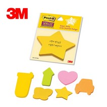 3M/포스트잇 슈퍼스티키SN/모양포스트잇, 별, 1개