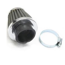 오픈흡기 유니버설 35-60mm 오토바이 테이퍼드 에어 필터 클리너 먼지 배기 흡기튜닝, 42mm, 협력사