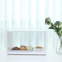 나무로공방] 엘라 원목 쇼케이스 피규어진열장, 멀바우