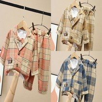 유아 아동 남아 봄 체크 정장 세트 댄디 결혼식 돌잔치 입학식 행사 촬영룩