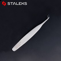 핀셋 세트 쪽집게 수리 공구STALEKS-PRO 40-10 족집게 속눈썹 이식 개화 필수 정전기 방지 고정밀 품, 02 TE-40-6, 02 TE-40-6