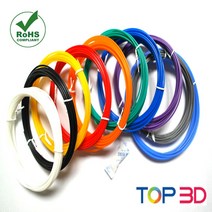 TOP3D 3D펜 RP500A +PLA 필라멘트 세트 외 옵션, 03. 고온용(국산 PLA5m10색)