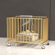 철제 빨래 세탁 바구니 스테인레스 올 스텐 바퀴달린 카트 대용량 북유럽 스타일 럭셔, 4.Gold a1