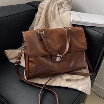 라지 오버사이트 고급 빈티지 여성가방 크로스 토트백