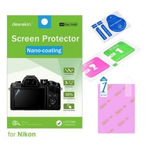 카메라 악세사리 보조 용품 Deerekin-HD 나노 코팅 화면 보호기 니콘 D7200 D850 카메라 용 상단 LCD 필름, 04 D610 D600