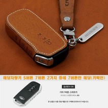 이지스오토랩 기아 EV6 더뉴셀토스 K8 쏘렌토MQ4 스마트 키홀더 키케이스 스마트키홀더, 리츠S K-08 7버튼(카멜)
