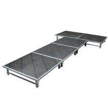 접이식 이동식 무대 야외 행사 웨딩 조립식 스테이지, 1.28x1.5m -고정 20~40cm