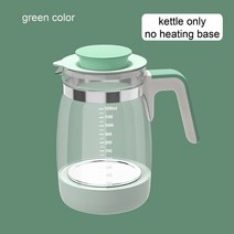 유아 온도 조절 우유 조절기 1.2L 주전자 온수 스마트 절연 냄비 자동 우유 온난화 따뜻한 우유 분말, 06 green kettle only_05 KR