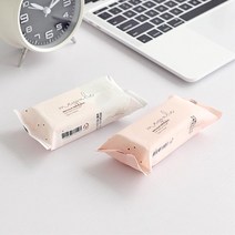 아기외출 미니 휴대용 컴팩트 물티슈 12p 화장실 가게