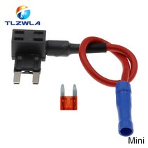 12V 미니 소형 중형 자동차 퓨즈 홀더 추가 회로 탭 어댑터 10A 마이크로 미니 표준 ATM 블레이드 퓨즈 포, 03 Mini_11 30A