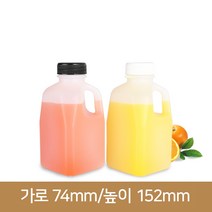 [페트병](PE용기)월드사각 500ml 노브릿지(A), 흰색, 1개