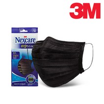 3M 넥스케어 위생마스크 블랙 성인용 5매입 x 15개