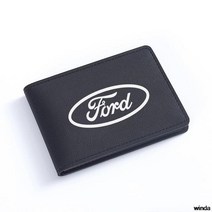 자동차 차량용 프리미엄 핸드 우븐 가죽 카드 홀더 포드 Fiesta EcoSport ESCORT focus Mustang Mk3 4 Fusi