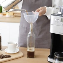 국산 투명 주방 깔때기 손잡이 미니 오일 플라스틱 다용도 2p, 상품선택, 본상품선택