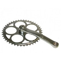 자전거 기어크랭크(표준용 44T*170mm 스틸 맥기)