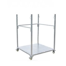 이동식 톤백거치대 벼 수매 톤백 홀더, 110-110-130(바퀴 하부판없음)