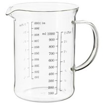 이케아 바르다겐 계량컵 유리 1L, 단품, 단품