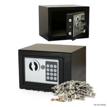 알로하 미니 금고 귀금속 보관함 이중 잠금장치 버튼 비상 키 락 디지털 키패드 소형금고, 핑크