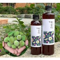 [농부프린스 무농약 개복숭아청 개복숭아효소 자연발효원액100% 효소다이어트 500ml], 1개