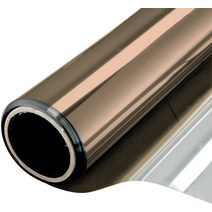 2M 편도 거울 창 필름 반사 자기 접착 유리 비닐 자외선 방지 열 제어 태양 차단 착색 창 스티커, 03 BROWN SILVER