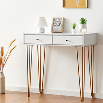 폭좁은 원목 콘솔장식장 거실 소파옆 드레스룸 발코니 틈새 슬림 코너 서랍 콘솔 1200, 05.내추럴_블랙_600