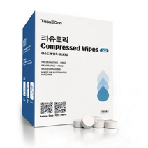 티슈도리 압축미니티슈 300매, 9세트