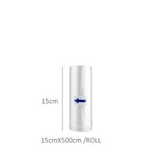 진공 포장기 가정용 무선 산업용 수축 포장기 진공포장지 자동 진공bpa free 식품 보호기 가방 보관 가방 기계 필름 실러 saran wrap food freshkeeping, 15cm