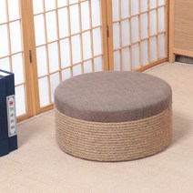 라탄 스툴 북유럽 방석 의자 미니테이블 인테리어 통나무스툴, B.높이는 20cm 지름 40cm