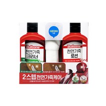 불스원 2스텝 가죽크리너&가죽로션 세트, 단품