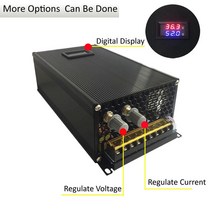 dc파워서플라이 직류 전원공급장치 전원공급기 조절식 AC-DC 24V SMPS 스테퍼 CCTV LED 라이트 PSU 디밍 가능 실험실 전원 공급 장치 UPS 1500W, [06] 80V, [01] 1500W, [02] 220V