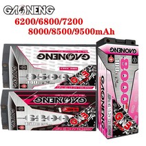 RC 무선GNB 4S 15.2V 6200/6800/7200/8000/8500/9500 1:8 RC 자동차 보트 4WD 등반 5.0mm Bullet 배터리, 06 8000MaH 100C EC5