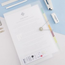 레포트 악보 투명 L자 포켓 클리어 파일 오피스 정리함 대학생 문서 A4