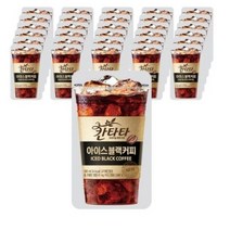 칸타타 아이스 파우치 블랙커피, 190ml, 80개