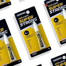 철공자 오공 순간접착제 젤타입 금속 플라스틱 나무 철 쇠 세라믹 가죽 고무 강력 접착제, 포장형 1EA + 캔디