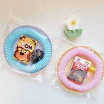 이케아플레이트 팝튜브 구디백 유치원생일답례품 어린이집 유치원 학원 학습지 행사 마켓데이, 기본구성(이케아플레이트+팝튜브+동물블럭)