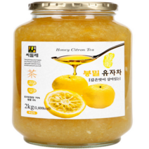 씨밀레 봉밀 유자차 2kg x 2병 Honey Citron Tea 유자 75%가 함유