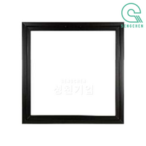 금강산업 알루미늄 컬러 점검구(나사형)(400mm) (1EA), 반광, 블랙