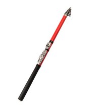 문어낚시대 rock 낚싯대 small frp soft tail 낚시대 휴대용 rock, 빨간색, 2.7m