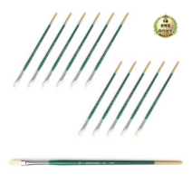 라이브잇 화홍 유화 앤 아크릴붓 808F, 10호, 108개, 10호