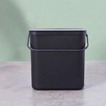 7L 블랙 원터치 가정용 분리 수거 함 가방 원룸 슬림 재활용 쓰레기통, 7L(블랙)
