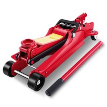 수동 자동차자키 타이어교체 차량용 유압식 리프트, [2T] 국가표준[6.7KG] 레드+수납가방