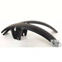 STRIDA-스피드 리다 폴딩 트레일 자전거 LT 스페셜 16/18 인치 진흙 제거 전방 후방 머드가드, 05 black 18inch