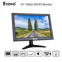 스마트모니터 세로 휴대용 컴퓨터 모니터 듀얼 와이드 리퍼 배그용 스크린 요요 em10g 10quot hdmi bnc ips 1920x1200