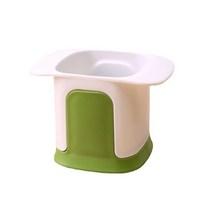 가정용정미기 고추써는기계 다기능 스테인레스 스틸 야채 당근 오이 감자 튀김 도구 주방 액세서리, 01 white 10x15x8.5cm