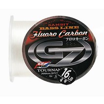 G7 지세븐 토너먼트 300m 배스낚시줄 카본줄, 4LB