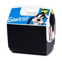 Igloo 7QT 리미티드 에디션 디즈니 도날드 덕 휴대용 도시락 플레이메이트 팔 쿨러 아이스박스, Disney Goofy