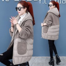 빅사이즈원피스 77 88 99 4XL-5XL 한국어 스타일 겨울 후드 자켓 여성 다운 코튼 느슨한 따뜻한 아웃웨어 코트 패치 워크 플러스 사이즈 여성 캐주얼 파카 3