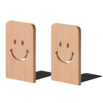 지니홈 스마일 북엔드 책꽂이, 느티나무(베이지)