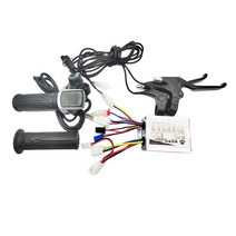 전기자전거스로틀 레버 24v 36v 48v 250w 350w 500w 브러시 컨트롤러, 36v 350w 키트